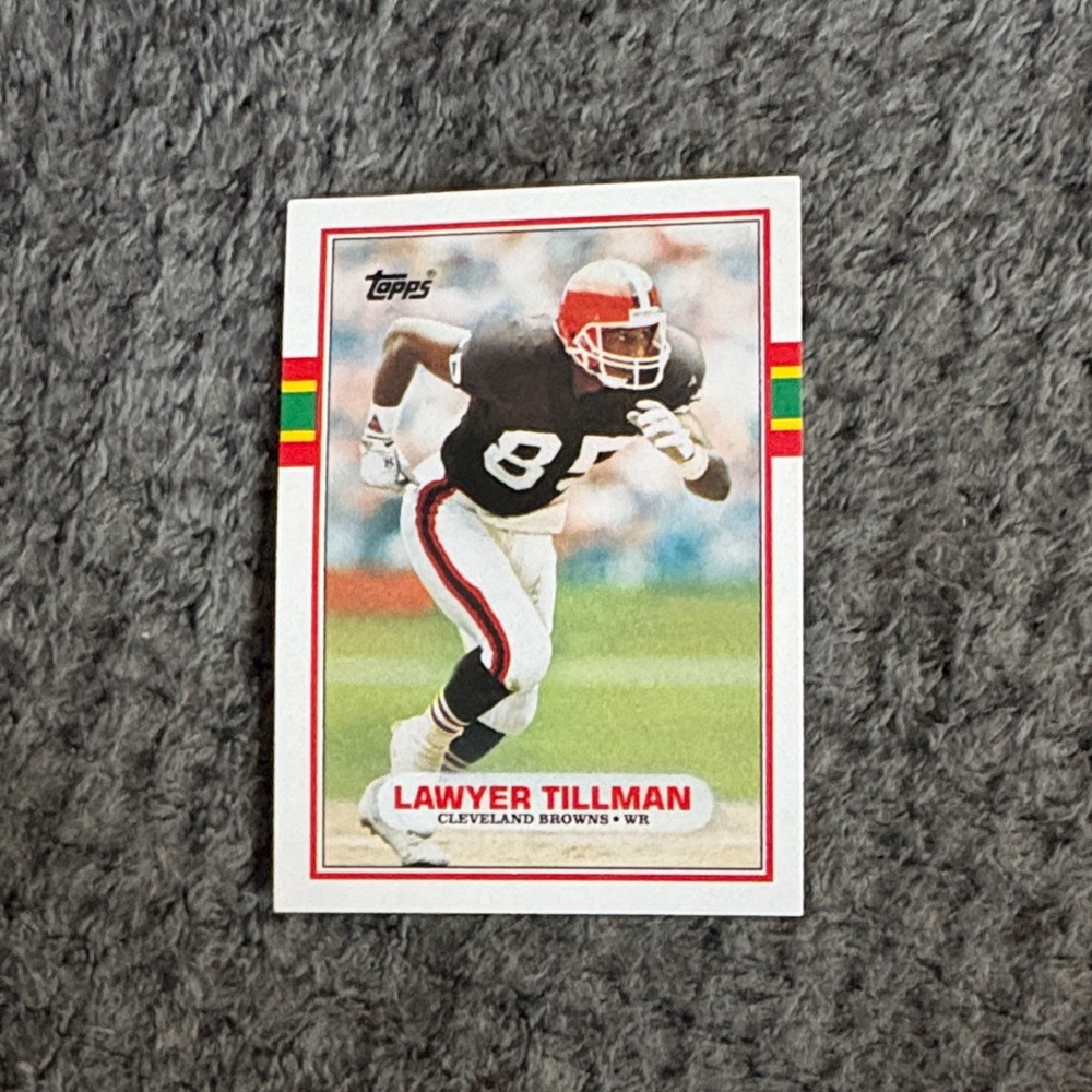 Topps Cleveland Browns Lawyer Tillman Football Card